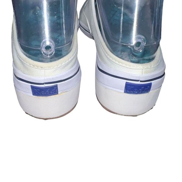 KEDS WOMEN'S SIZE 6.5 White FABRIC SLIP-ON BACKLESS MULES SNEAKERS - Picture 3 of 7